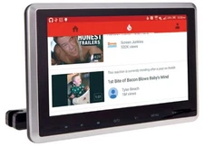 Power Acoustik PHD-101 10.3" Headrest Mounted Monitor DVD, Phone Mirroring, RCA