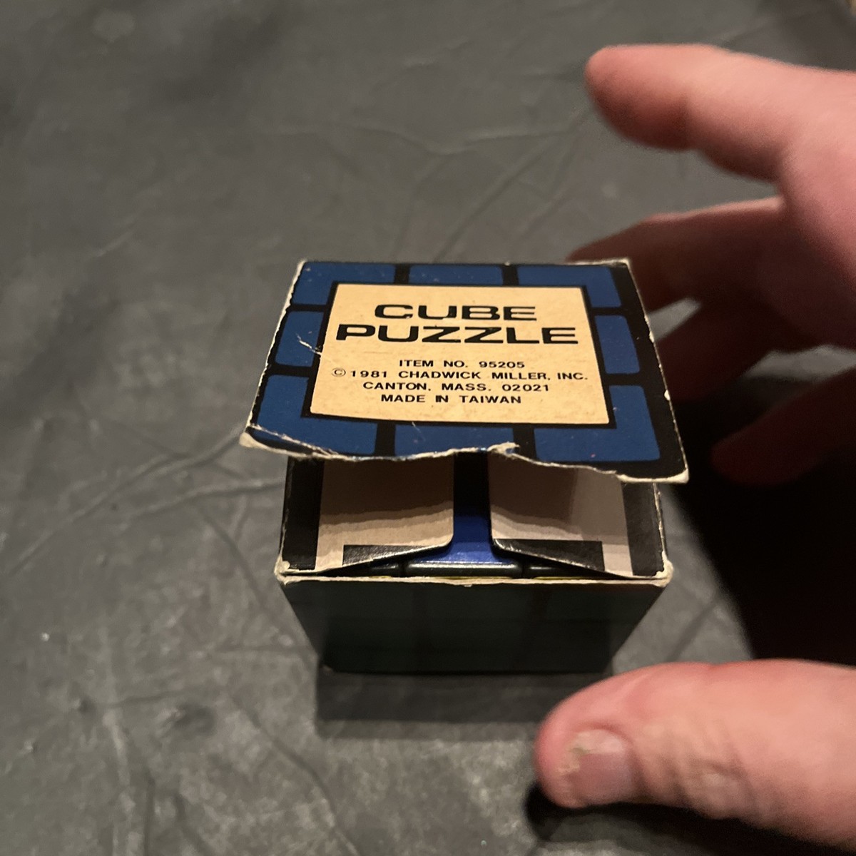 The Original Rubik's Cube by Ideal Vintage 1981 NEW IN BOX | eBay