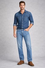 Levi's 501 Premium Men's Original Straight Leg Warp Stretch Jeans 32x32 NWT