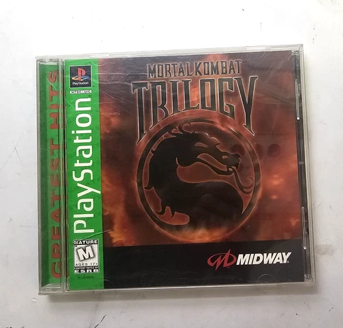 Mortal Kombat Trilogy (Sony PlayStation 1 PS1, 1995) with Manual