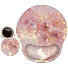 AIMSA Ergonomic Mouse Pad with Wrist Support, Wrist Rest Mousepad Comfortable...