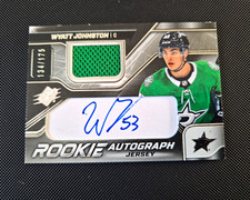 Upper Deck SPx 2022-23 Wyatt Johnston Rookie ...