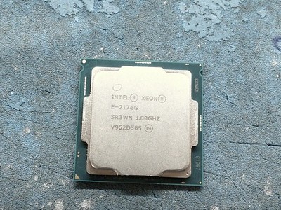 Lot of 5 Intel Xeon SR3WN E-2174G 3.80GHZ CPU Processor
