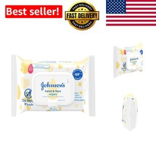 Pre-Moistened Hand  Face Wipes - 25 Count, Alcohol-Free  Tear-Free Formula