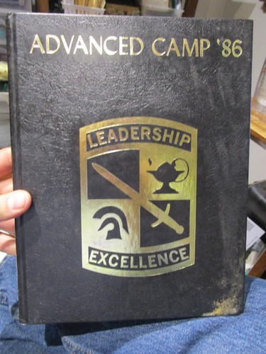1986 Fort Lewis Washington Army Advanced ROTC Camp Yearbook Leadership ...