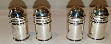 Vintage .925 Solid Silver Salt & Pepper Shakers 1927 Hallmarks (15 Grams )