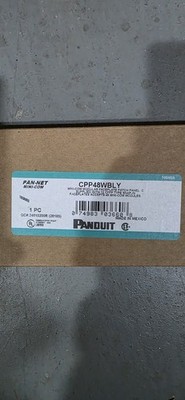Panduit NKPP48FMY NetKey 48-Port Flush Mount Modular Patch Panel, 2U ~STSI