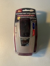Monster Power Audio/Video Power Center AV200 Stage 1 Surge Protector 2 Outlet.