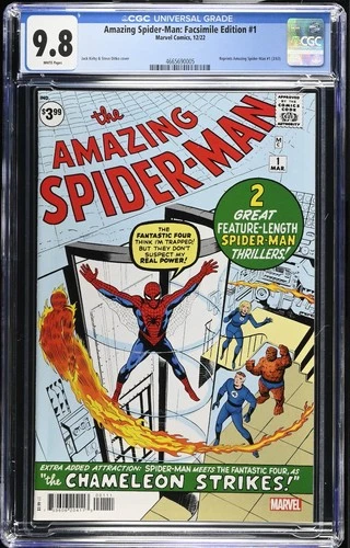 Amazing Spider-Man: Facsimile Edition #1 CGC 9.8 Marvel 2022 Jack Kirby RP 1963