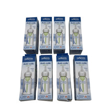 LOT OF 8 Dr. Brown s Options Anti-Colic Narrow Neck Baby Bottle 120ml/4oz