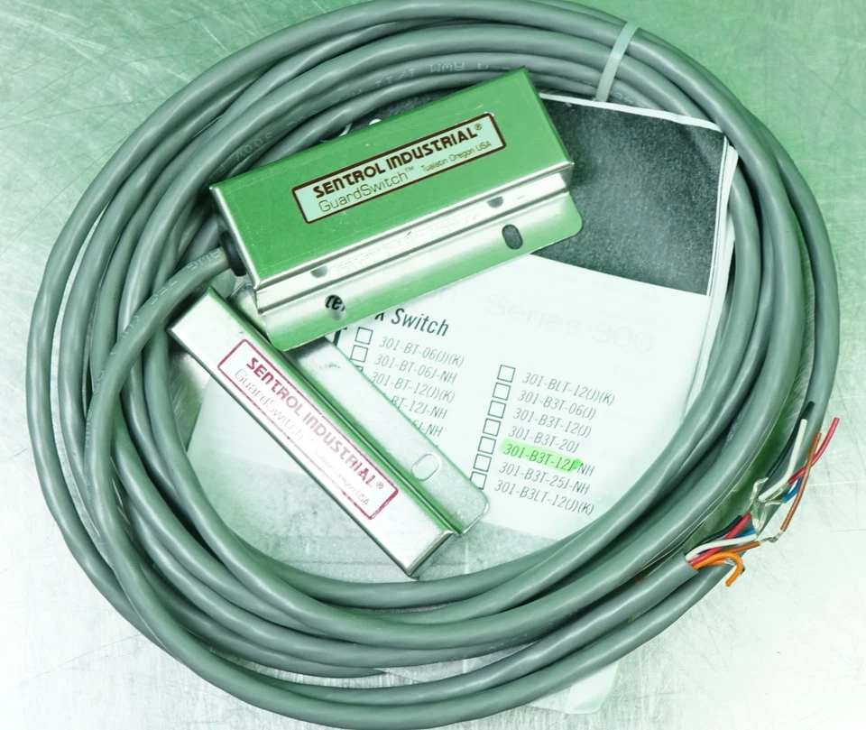 New-No Box GE 301-B3T-12J Sentrol Magnetic Safety Switch; SS; 125VAC/DC Foto 2 de 4