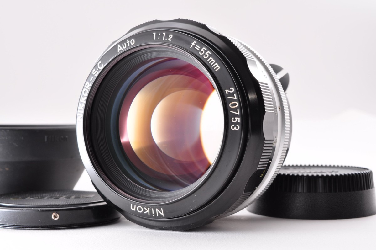 Nikon ニコン 非Ai NIKKOR-S.C Auto 55mm 1:1.2 Nikon NIKKOR S.C Auto Non-Ai 55mm f/1.2 [Near Mint] Standard