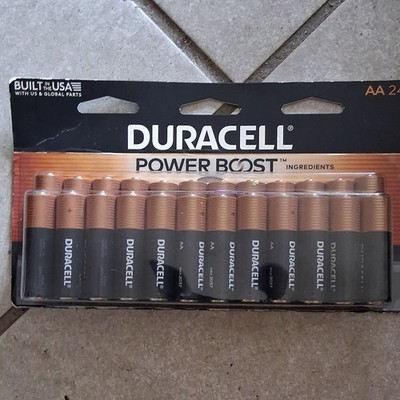 Duracell Power Boost AA Alkaline Batteries 24-Pack Single Use