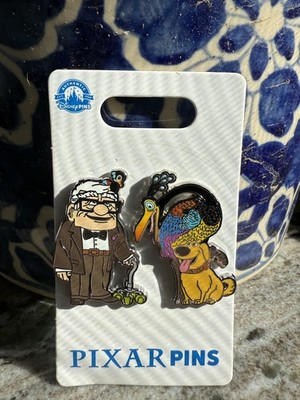 Disney Parks Pixar Pin Up Carl & Kevin Dug 
