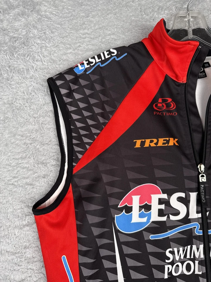 Chaleco de Ciclismo Pactimo Para Hombres 3XL Viento CÁLIDO Sin Mangas Cremallera Completa Leslies Piscina Foto 3 de 4