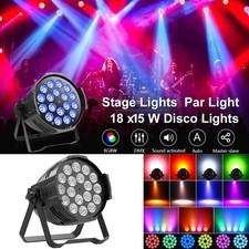 270W 18LEDs RGBW PAR Lights Stage Lighting DMX512 DJ Disco Party Club Show Light