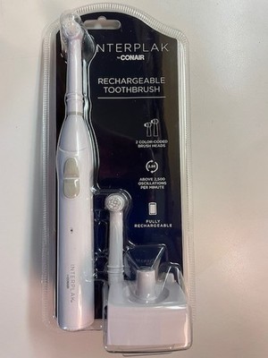 NEW SEALED Interplak by Conair Rechargeable Toothbrush- Model RTGX01