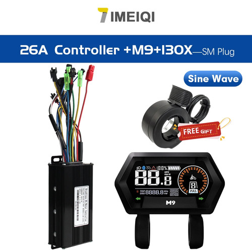 E-bike Three-Mode Sine Wave Controller 17A 26A 30A 36V/48V with LCD Display - Picture 36 of 42