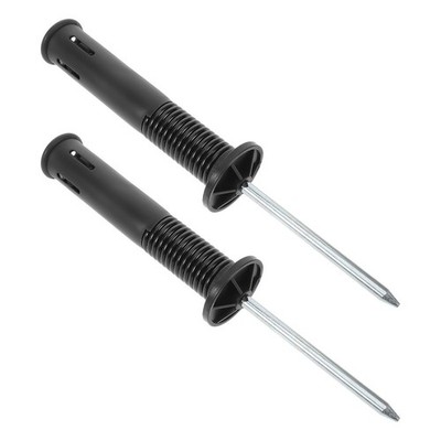 2 Pcs Federbodennägel Für Eckfahnen Eckfahnen-erdspieß Ground Flag Pole