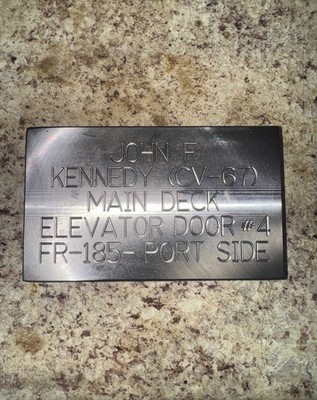 USS John F Kennedy CV-67 Main Deck Elevator Door #4