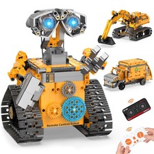 Robot Building Kit Toys for Boys Age 8-12 with 700 Pcs, 3 in 1 Robotics Excav...