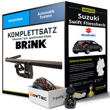 Für SUZUKI Swift Fliessheck III Typ EZ,MZ Anhängerkupplung abn. +eSatz 7pol 05-