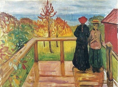 Edvard Munch Rain 1902 17''x 22'' Archival Art Print