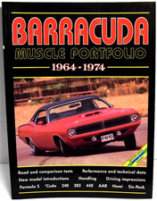 Barracuda Muscle Portfolio 1964-1974 Brookland Bks Cuda 340 383 440 Aar Vg