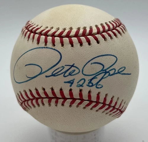 Pete Rose Signed/Inscribed ONL Baseball Cincinnati Reds JSA 206122