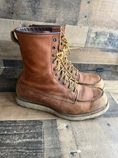 Red Wing Heritage 8" Moc Toe Boot Mens 877 Oro Legacy Size 11.5, E2, Wide