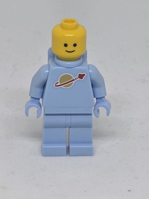 Lego Bright Light Blue Classic Spaceman Minifigure - NEW - Space