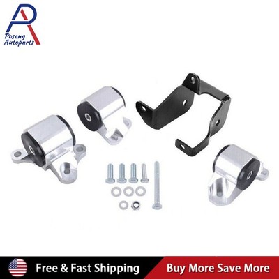 Engine Swap Motor Mount Kit for 96-00 Honda Civic EK B-Series/D-Series 2 Bolt