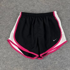 Nike Dri Fit Tempo Running Shorts 3" Lined Black Pink Womens Small S