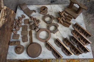 Vintage STUART BRASS CASTINGS 23lb LIVE STEAM ENGINE Machinist Model Maker