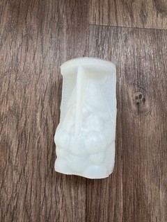 Nr. 137 Bastelzubehör Silikon Gießform Wichtel Mädchen mit Topf 9 5cm