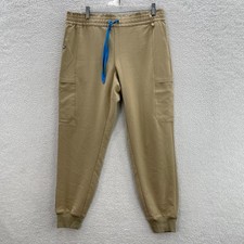 Figs Pants Womens Large Beige Zamora Jogger Scrub Nurse Doctor Medical Stretch
