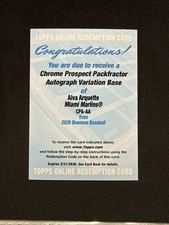 2026 Bowman Aiva Arquette Chrome Prospect Auto PackFractor Variation #/89