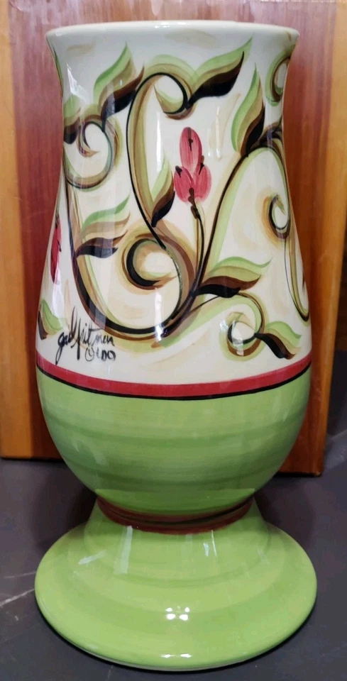 Большая цветочная ваза Gail Pittman высотой 14,5 дюйма для керамической сеялки - Изображение 2 из 4