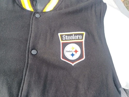 Pittsburgh Steelers Reversible Jacket Size Medium No Tag. Excellent Shape image 4