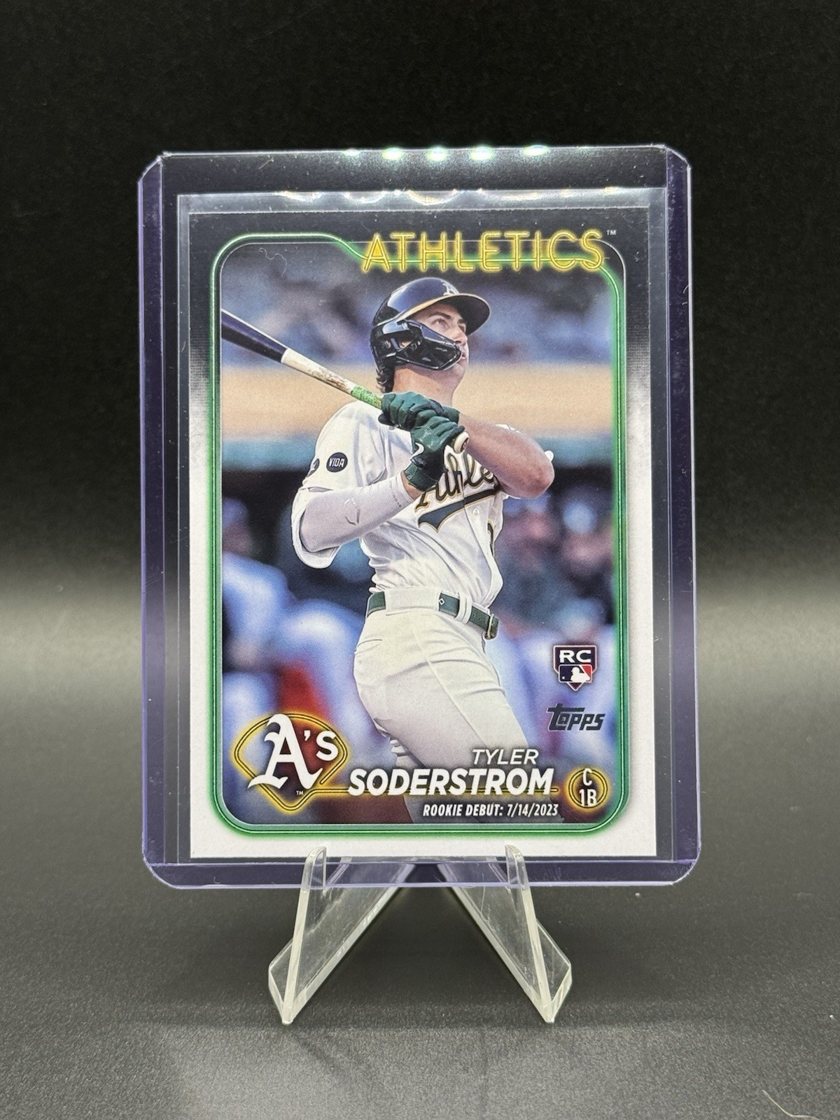 2024 Topps Update Tyler Soderstrom Oakland Athletics A's Rookie RC Card #US116