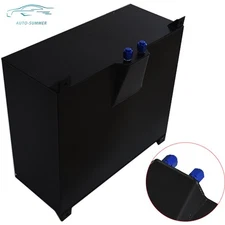 80L 20 Gallon Black Aluminum Race Drift Fuel Cell cap Tank with Level Sender