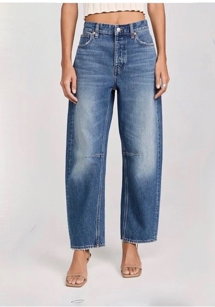 Madewell The Darted Barrel Jeans Size 32 Fits Size 16-18