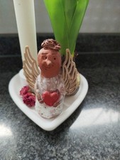 schutzengel figur Mit ❤️ Getöpfert 10cm   Unikat,Autofahrer, Schulanfänger...