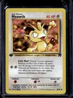 2000 Pokemon Team Rocket First Edition Meowth #62/82