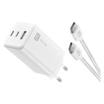 Cellular Line Charger MULTIPOWER 100W Gan White