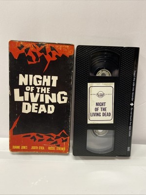 Night Of The Living Dead 1968 (VHS, 1985 Inter Global Video) Horror Duanne Jones
