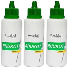 Kottakkal Ayurveda RHUKOT Liniment 100ml 3 Packs Arya Vaidya Sala, Joints Pain
