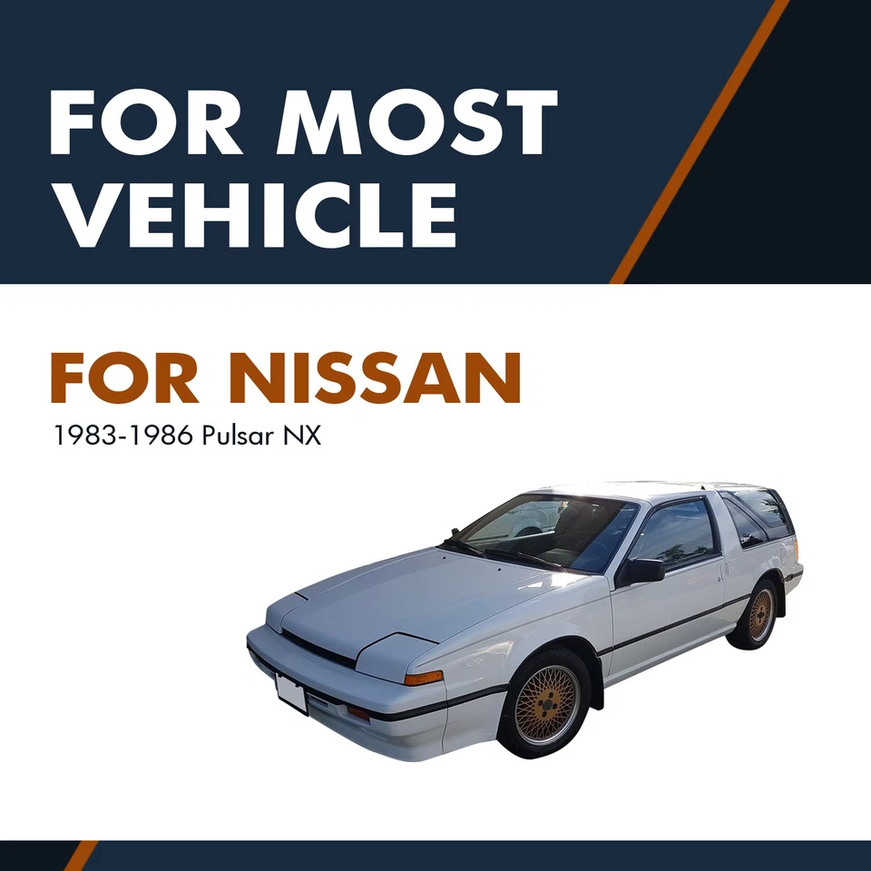 Pair of 2 Rear Left-Right Liftgate Lift Support For 1983-1986 Nissan Pulsar NX - Image 2 of 4