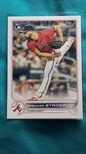 Spencer Strider 2022 Topps Series 2 Base Rookie Card RC #509 Atlanta Braves