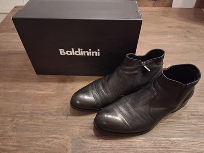 Baldinini Luxus Stiefelette   Gr. 46   Schwarz   Leder   OVP   Oberleder Top!